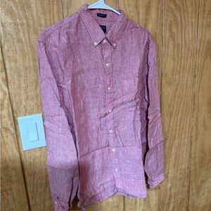 J. Crew Casual Red Button-Down Shirt
